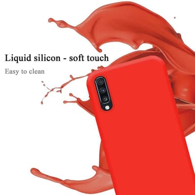 Samsung Galaxy A70 / A70s silikondeksel case (rød)