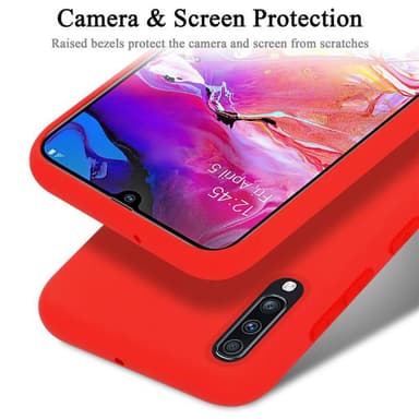 Samsung Galaxy A70 / A70s silikondeksel case (rød)