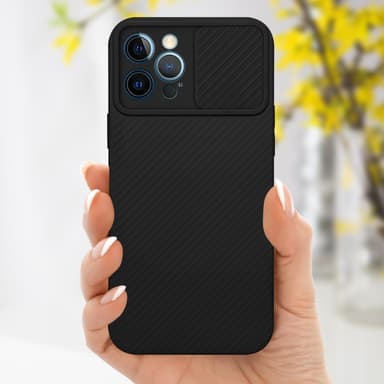 Deksel iPhone 12 PRO MAX cover (svart)