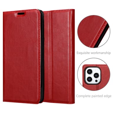 iPhone 13 PRO lommebokdeksel case (rød)