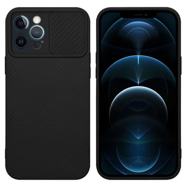 Deksel iPhone 12 PRO MAX cover (svart)