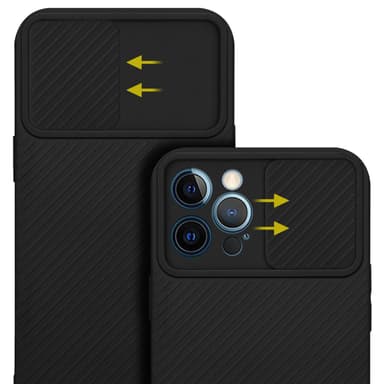 Deksel iPhone 12 PRO MAX cover (svart)