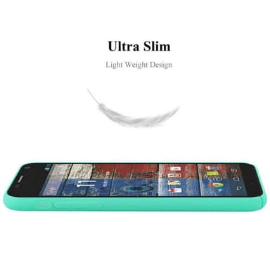 Motorola MOTO G2 Hardt Deksel Cover (grønn)