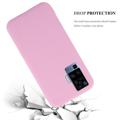 Deksel Vivo X51 5G Silikon cover (Rosa)