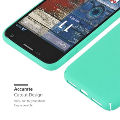 Motorola MOTO G2 Hardt Deksel Cover (grønn)