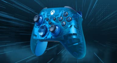 Xbox Sky Cypher kontroller (Blue Transparent)