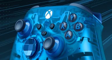 Xbox Sky Cypher kontroller (Blue Transparent)