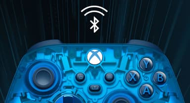 Xbox Sky Cypher kontroller (Blue Transparent)