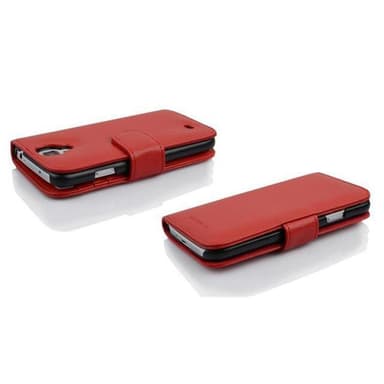 Samsung Galaxy S4 lommebokdeksel etui (rød)