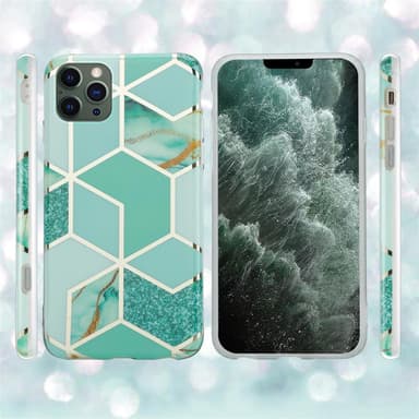 iPhone 12 PRO MAX lommebokdeksel etui (grønn)