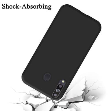 Samsung Galaxy M30 / A40s silikondeksel case (svart)