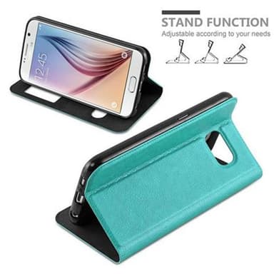 Samsung Galaxy S6 lommebokdeksel cover (turkis)