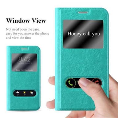 Samsung Galaxy S6 lommebokdeksel cover (turkis)