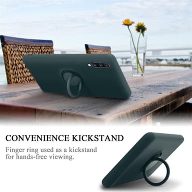 Deksel Samsung Galaxy A70 / A70s Ring Case (grønn)