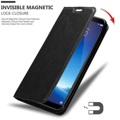 Vivo Y71 lommebokdeksel case (svart)