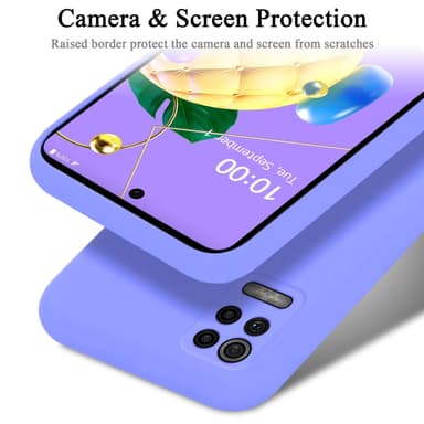 LG K52 / K62 / Q52 silikondeksel case (Lilla)