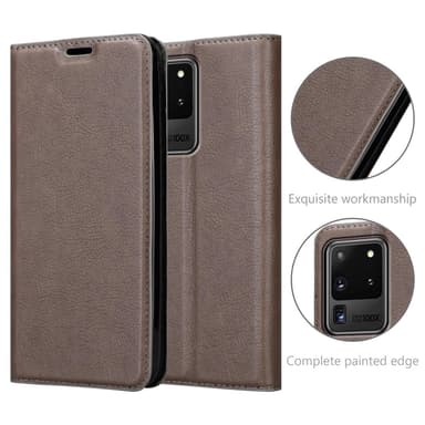 Samsung Galaxy S20 ULTRA lommebokdeksel case (brun)
