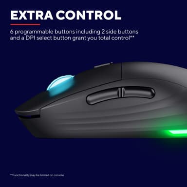 Trust GXT927 REDEX+ trådløs gamingmus (sort)
