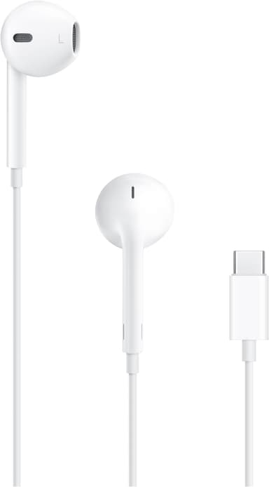Apple EarPods in-ear hodetelefoner (hvit, USB-C)