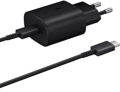 Samsung Super Fast 25W vegglader med 1-meters kabel (sort)