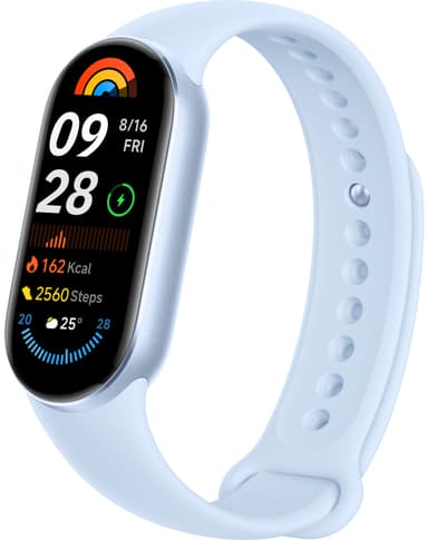 Xiaomi Smart Band 9 aktivitetsmåler (arctic blue)
