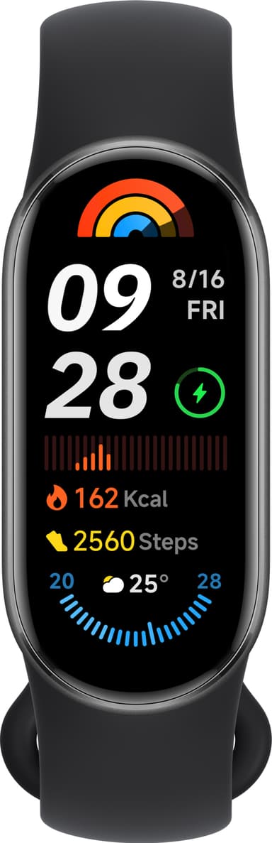 Xiaomi Smart Band 9 aktivitetsmåler (midnight black)
