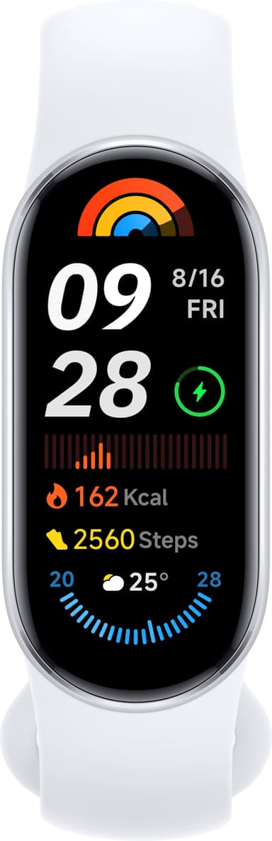Xiaomi Smart Band 9 aktivitetsmåler (glacier silver)