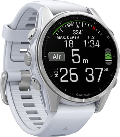 Garmin Fenix 8 smartklokke 43 mm (Whitestone)