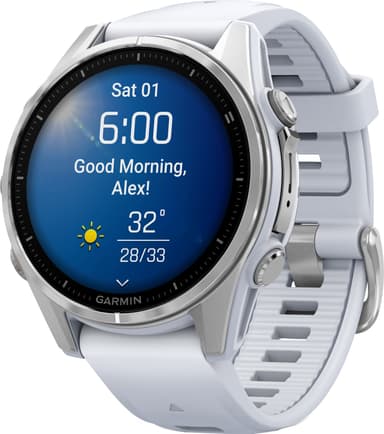 Garmin Fenix 8 smartklokke 43 mm (Whitestone)