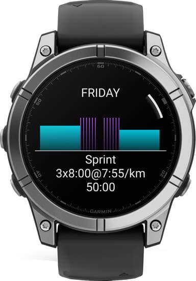 Garmin Fenix E smartklokke 47 mm (Graphite)