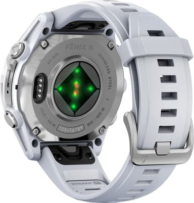 Garmin Fenix 8 smartklokke 43 mm (Whitestone)