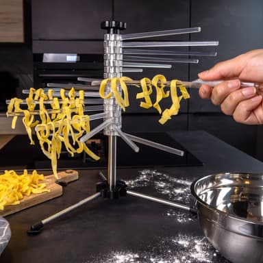 Pastahylle for oppheng og tørking av pasta