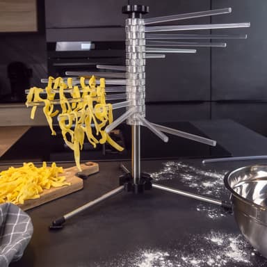 Pastahylle for oppheng og tørking av pasta
