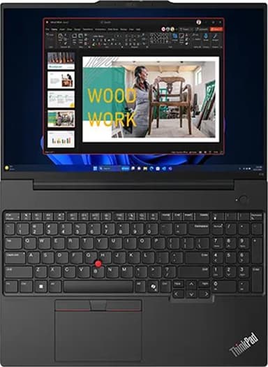 Lenovo ThinkPad E16 Gen 2 16" bærbar pc 21MA002PMX (graphite black)