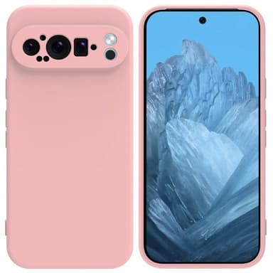 Liquid silikondeksel Google Pixel 9 Pro XL - Pink
