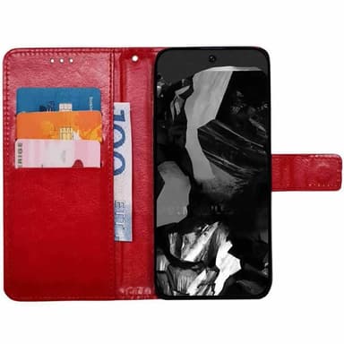 Lommebokdeksel 3-kort Google Pixel 9 Pro XL - Rød