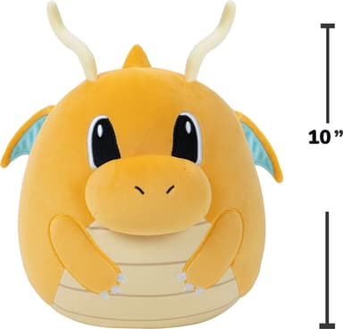 Squishmallows Pokemon mykt kosedyr (Dragonite, S)