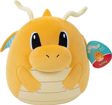 Squishmallows Pokemon mykt kosedyr (Dragonite, S)