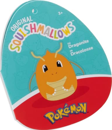 Squishmallows Pokemon mykt kosedyr (Dragonite, M)