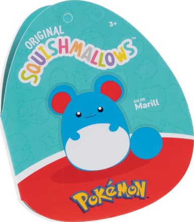 Squishmallows Pokemon mykt kosedey (Marill, L)