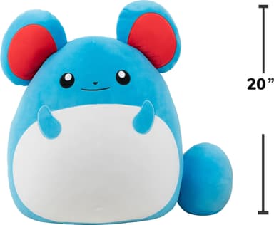 Squishmallows Pokemon mykt kosedey (Marill, L)