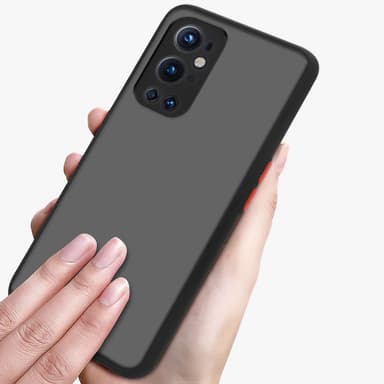 OnePlus 9 PRO Deksel Case Cover (Svart)