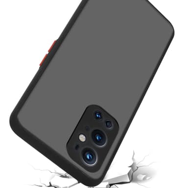 OnePlus 9 PRO Deksel Case Cover (Svart)