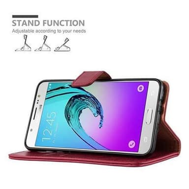 Samsung Galaxy J7 2016 lommebokdeksel etui (rød)