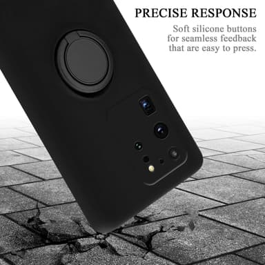 Deksel Samsung Galaxy S20 ULTRA Ring Case (svart)