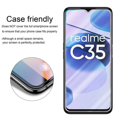 Realme C35 Skjermbeskytter Skärmskydd