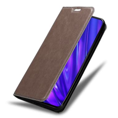 Realme 5 / 5i / 6i / C3 lommebokdeksel case (brun)