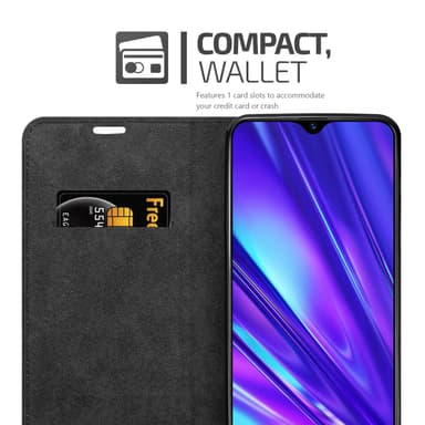 Realme 5 / 5i / 6i / C3 lommebokdeksel case (brun)