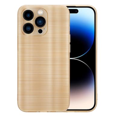 iPhone 14 PRO Silikondeksel Beskyttelse (gold)
