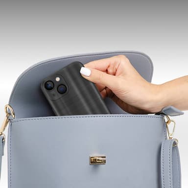 iPhone 14 Silikondeksel Beskyttelse (svart)